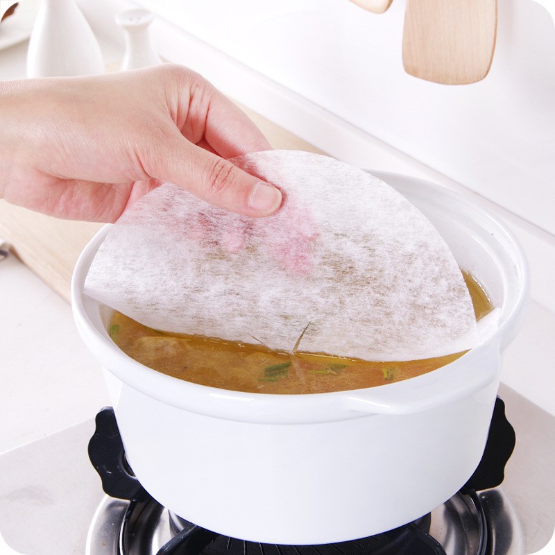 Giấy Thấm Hút Dầu Mỡ Thức Ăn - Gói 12 Tờ - Hàng Cao Cấp