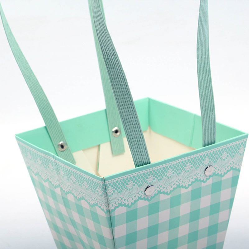 Túi Giấy Đựng Hoa Chống Thấm Nước Có Tay Cầm Gấp Gọn Tiện Lợi