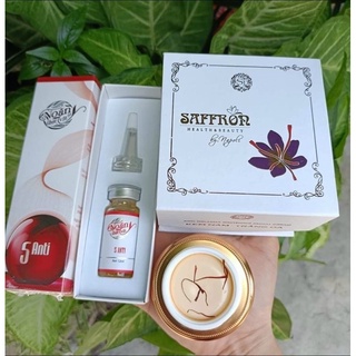 Combo serum dưỡng da noãn thực vật & kem nám saffon