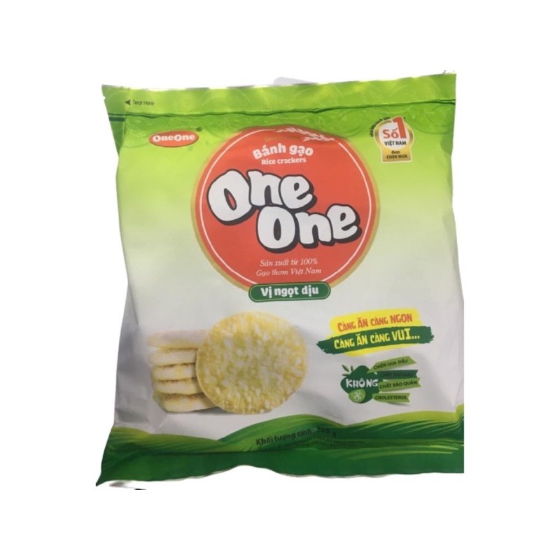 BÁNH GẠO ONE ONE VỊ NGỌT DỊU 230G