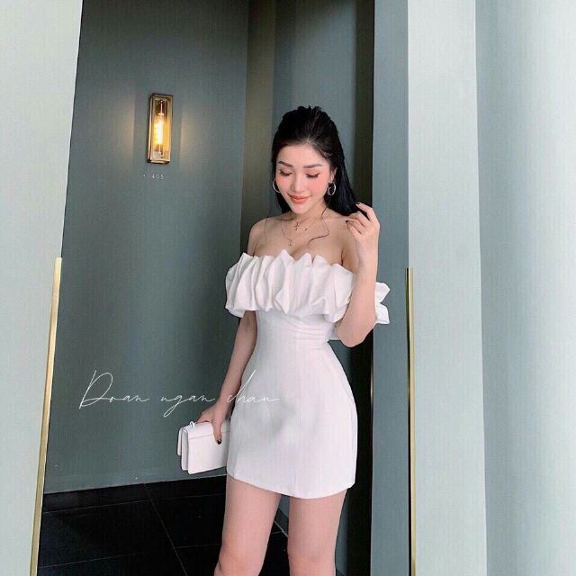 Đầm Bẹt Vai Bèo (Có Mút Ngực)  !!!