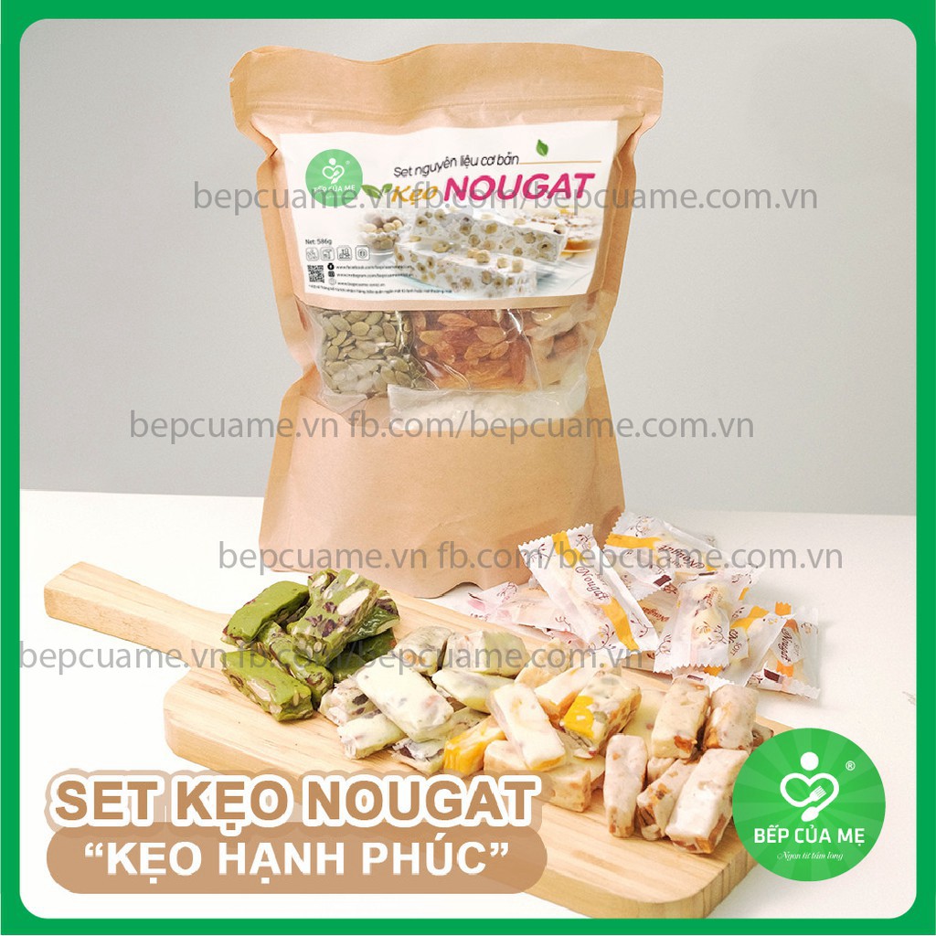 SET NGUYÊN LIỆU KẸO NOUGAT THƯỢNG HẠNG tại alame.vn, Nấu ăn & làm bánh, nấu và làm dễ dàng vô cùng hấp dẫn