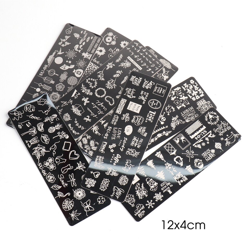 [Hàng mới về] Khuôn dập nổi trang trí móng tay nghệ thuật họa tiết tùy chọn