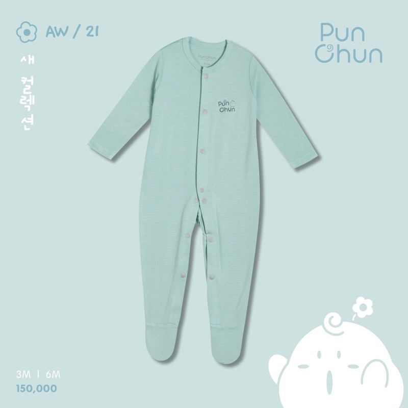 Punchun - Bộ liền Body dài liền tất chân xinh xắn bốn mùa