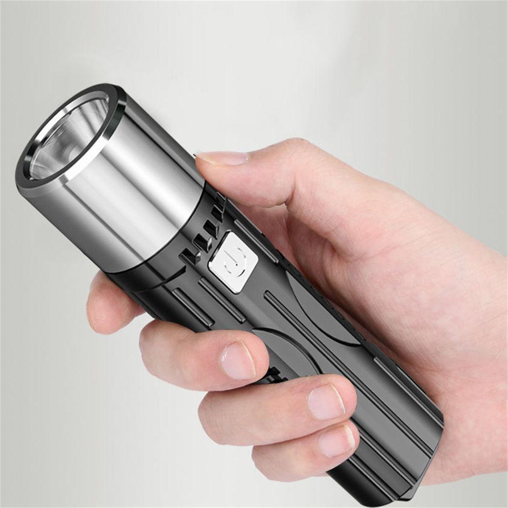 Đèn Pin LED 3 Chế Độ Kèm Sạc USB Chất Lượng Cao Tiện Dụng Mang Theo Du Lịch Cắm Trại