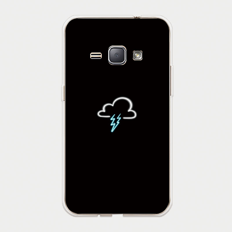 Ốp Lưng Samsung Galaxy J1 2016 J1Mini TPU mềm Case Cá tính đen tuyền Two