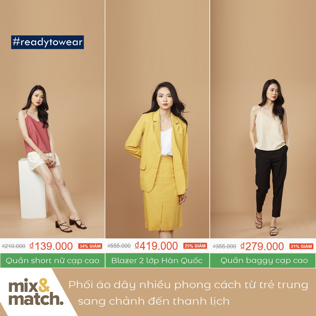Áo 2 dây nữ camisole có điều chỉnh dây dáng rộng cổ V vải đũi - linen A02 | BigBuy360 - bigbuy360.vn