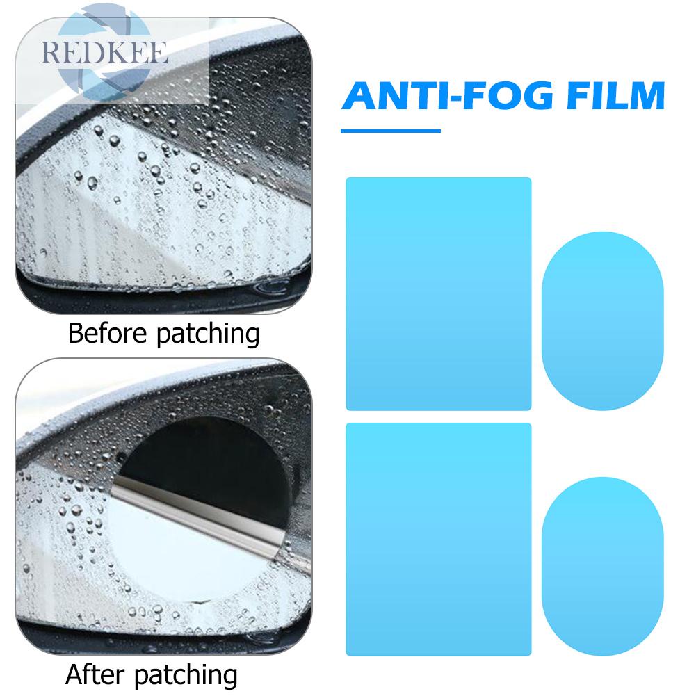 4 Miếng Phim Dán Bảo Vệ Kính Chiếu Hậu Xe Hơi