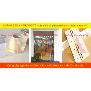 Cuộn nhựa PVC tiêu chuẩn HOANG KHANH PRODUCT - Bản rộng 20cm Chiều dài 50m - Rèm ngăn lạnh điều hòa, Rèm nhựa trong suốt