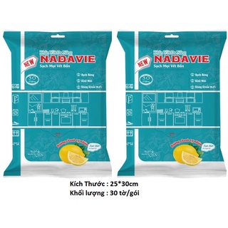 Khăn ướt đa năng hương chanh 30 miếng
