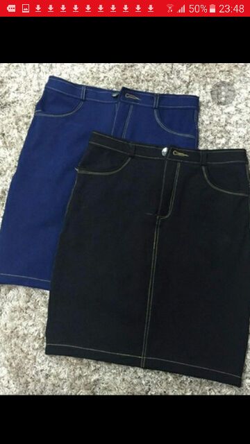Chân váy giả bò