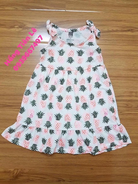 [ Xả Hàng Hiệu GIÁ RẺ ] Đầm sát nách bé gái hiệu GAP KIDS mềm mịn