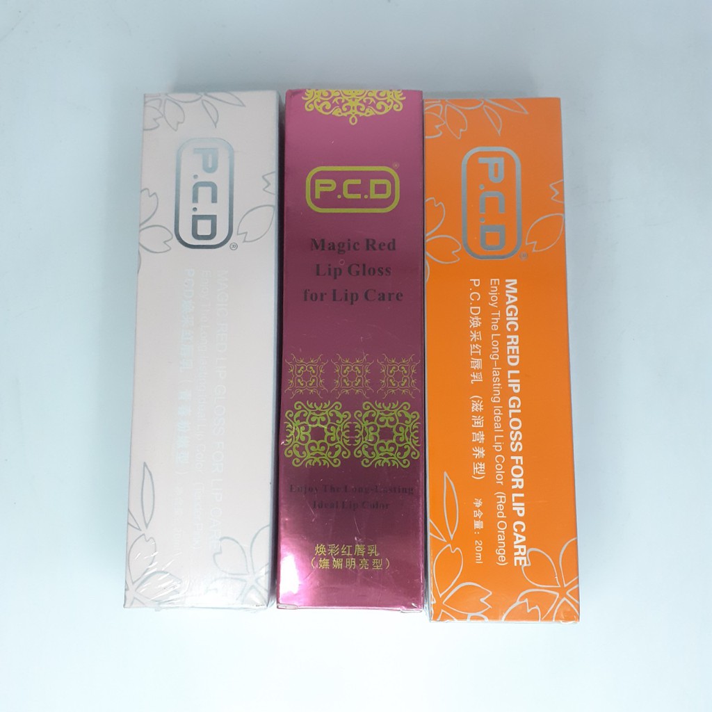 Dưỡng kích màu môi PCD Magic Red Lip Gloss for Lip Care