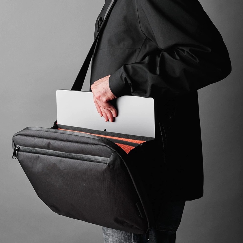 ALPAKA ELEMENTS TECH BRIEF TÚI ĐEO CHÉO, MACBOOK PRO, IPAD PRO, MÁY TÍNH XÁCH TAY 14/16, THIẾT YẾU, CHỐNG THỜI TIẾT