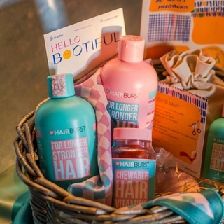 Cặp gội xả HAIRBURST kích thích tóc mọc dài hơn, làm dày tóc hơn, chắc khỏe hơn 350ml/chai