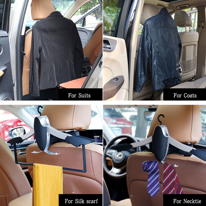 Móc treo quần áo, Vest, Com lê trên ghế sau ô tô Joyart, Back Seat Headrest Coat Clothes Hanger Jackets Suits