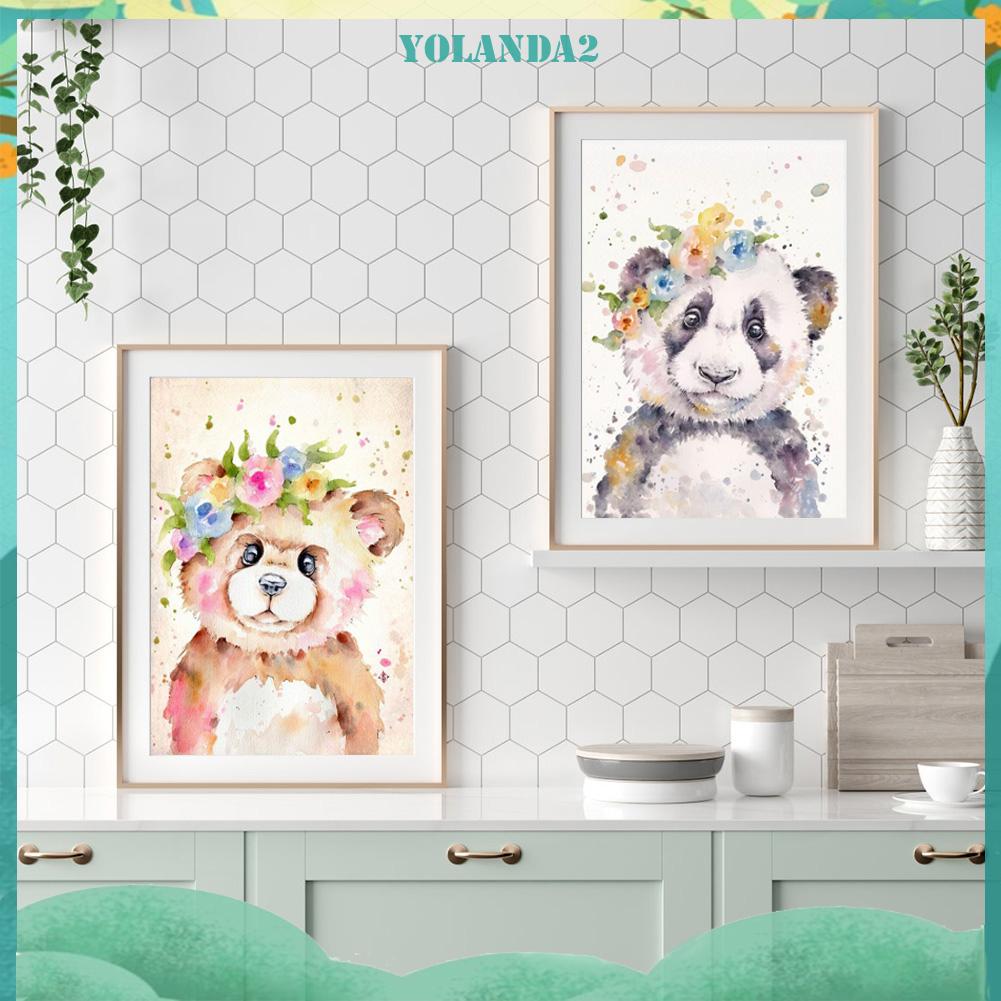 Bộ Tranh Đính Đá 5d Tự Làm Họa Tiết Hoa Nhiều Màu Sắc