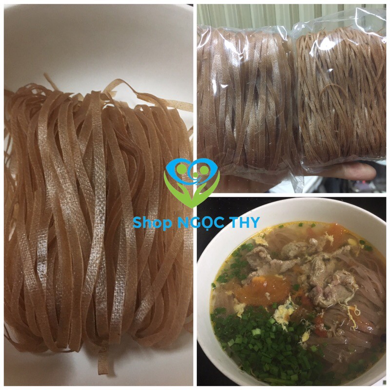 [Mã 77FMCGSALE1 giảm 10% đơn 250K] 1 vắt hủ tiếu gạo lứt ăn liền (dùng như mì tôm) YoungBack 50gr