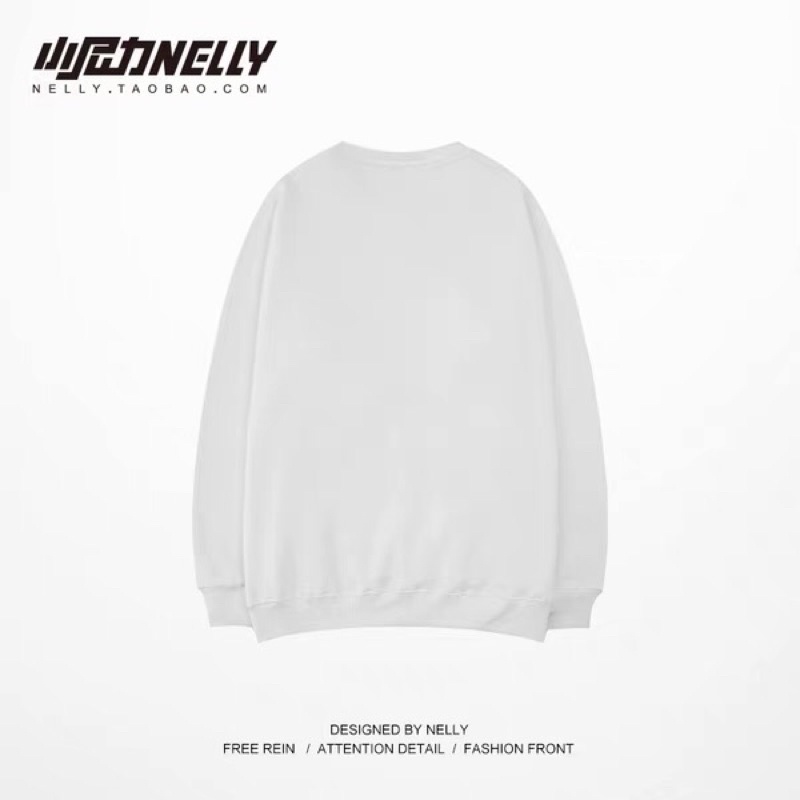 Áo sweater nelly heybig nỉ lót lông sale (có sẵn) smoke chill | BigBuy360 - bigbuy360.vn
