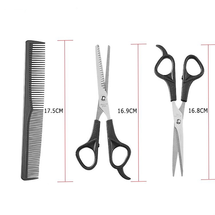 Bộ 3 dụng cụ cắt tóc với kéo cắt tỉa tóc dành cho trẻ em và vật nuôi
