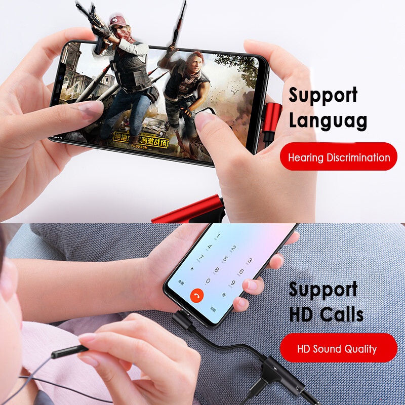 Giắc chuyển đổi Type-c sang 3.5mm cho tai nghe tiện lợi chất lượng cao