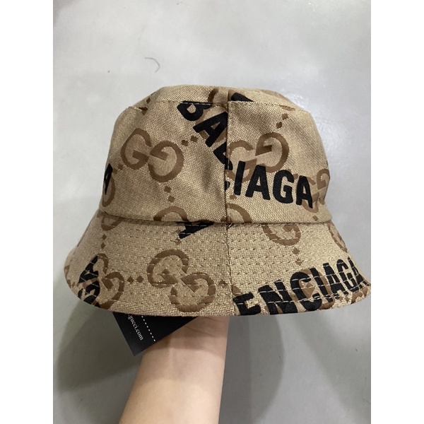 Nón bucket nam nữ, bo cụp gcc in chữ ba thời trang hot trend