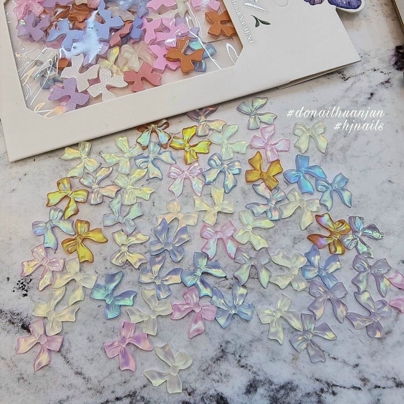 Charm gấu, thỏ, nơ, kẹo đính móng- phụ kiện nail