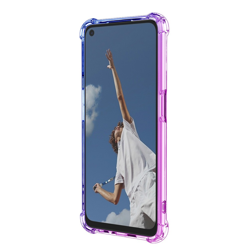 Ốp lưng Oppo A52 / Oppo A92 / Oppo A76 dẻo TPU đa sắc nhiều màu lồi 4 góc chống sốc