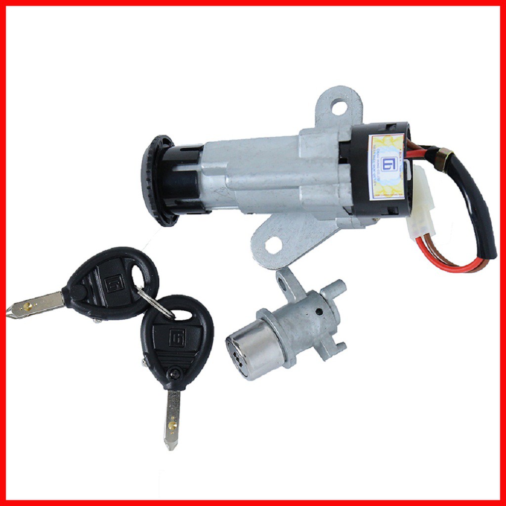 Ổ Khóa Xe Máy ❤️𝑭𝑹𝑬𝑬𝑺𝑯𝑰𝑷❤️ Khóa 6 Cạnh Jupiter V Mx R Khóa Chống Trộm Chất Lượng Cao Bảo Hành 12 Tháng
