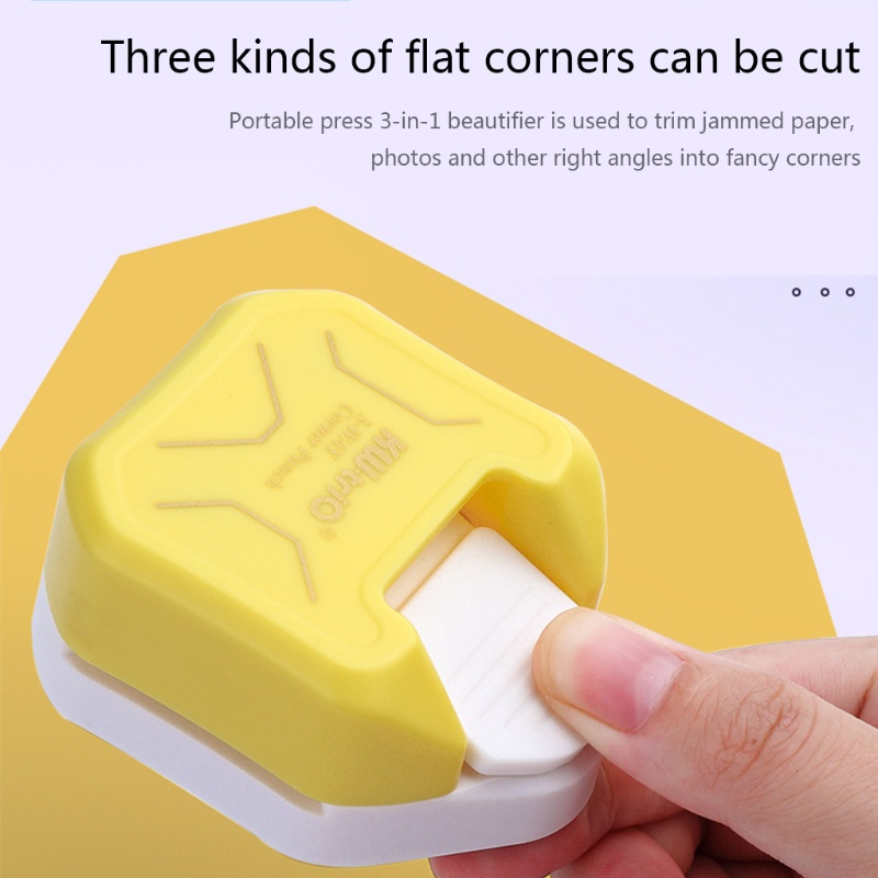 Dụng cụ cắt góc giấy 3 chiều tiện lợi