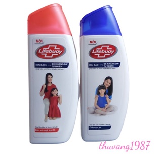 Sữa tắm Lifebuoy 250g ion bạc đề kháng da tự nhiên