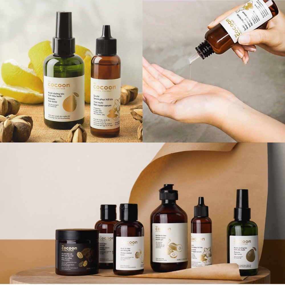 Sa-chi Serum phục hồi tóc Inca Inchi Hair Repair Serum 30ml của The Cocoon Vietnam