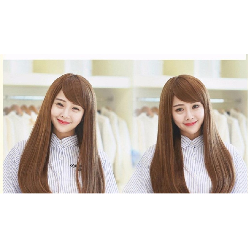 Tóc giả nữ hàn quốc + Tặng kèm lứoi TG45