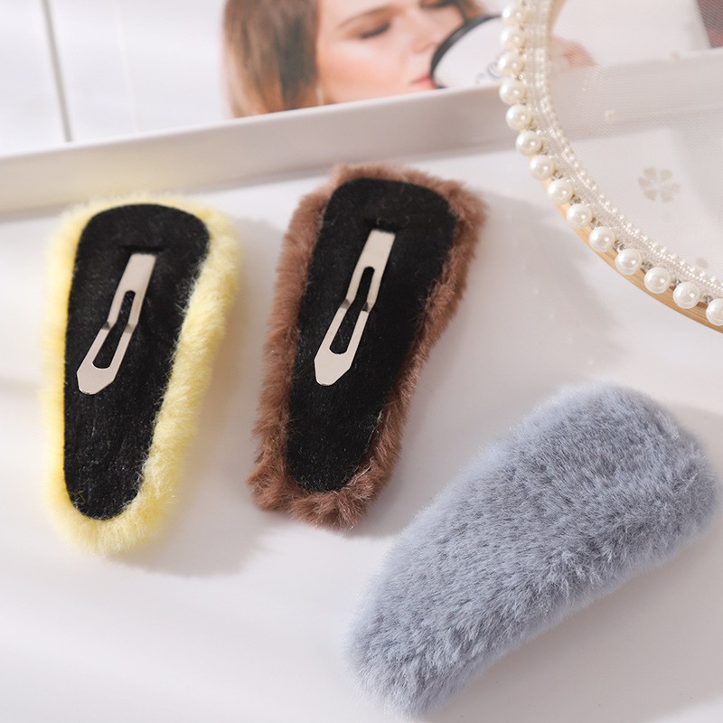 Kẹp tóc mái hình giọt nước đủ màu phong cách Hàn Quốc dễ thương C5