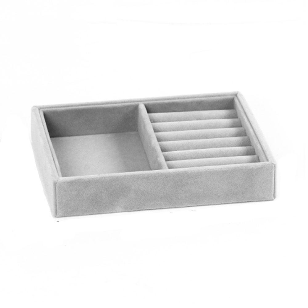 Hộp Đựng Trang Sức Bằng Vải Nỉ Thời Trang Sắp Xếp Gọn Gàng