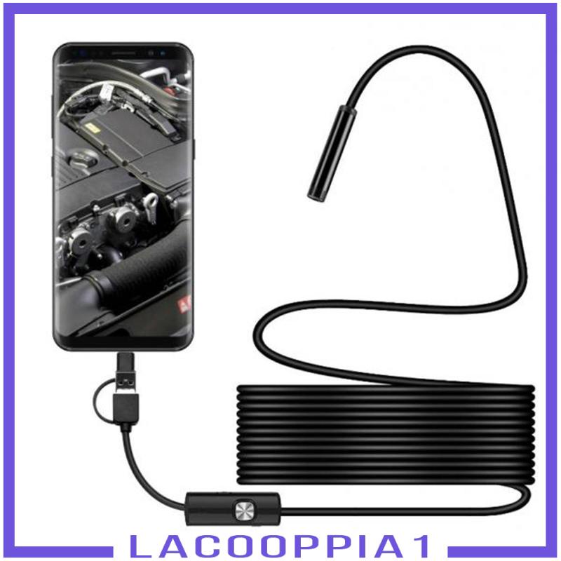 Camera Nội Soi 8mm Lacooppia1 Chống Thấm Nước Cho Điện Thoại Thông Minh / Máy Tính