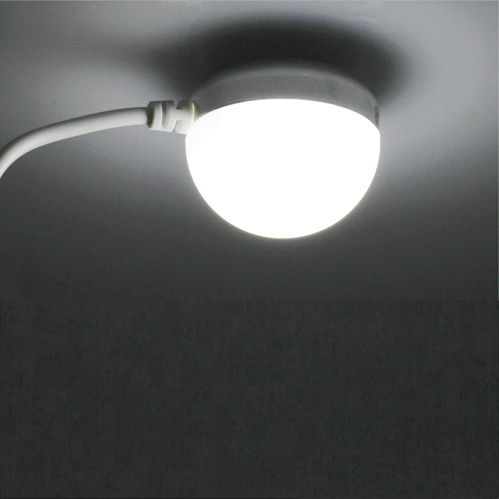 Đèn ngủ đọc sách để bàn USB bóng LED mini 2W 5V có công tắc