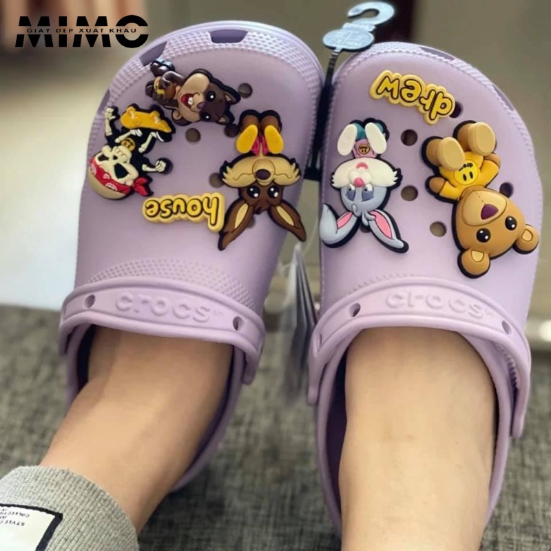 Sục Drew House x Justin Bier, dép sục thời trang cá tính cực êm mềm nhẹ cho nam nữ