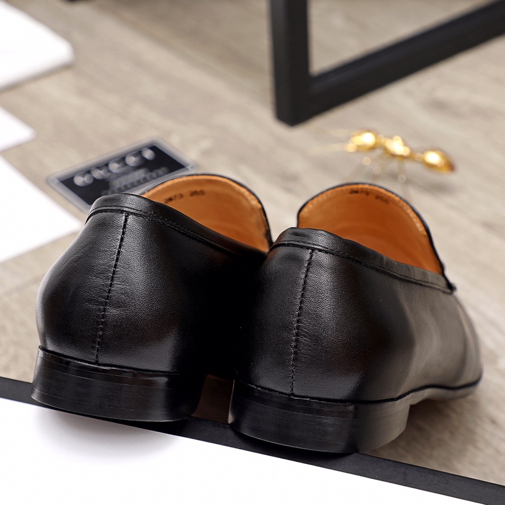 Giàu lười nam da thật cao cấp GUCCI GG GC thiết kế thời thượng và lịch lãm với mặt da nổi bật