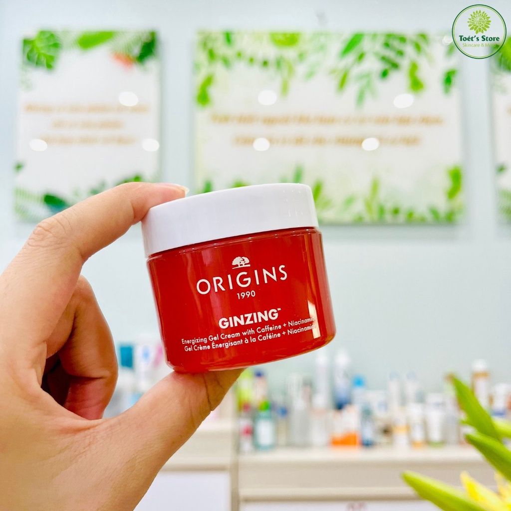 Kem dưỡng làm sáng và rạng rỡ da GinZing Energizing Gel Cream with Caffeine & Niacinamide
