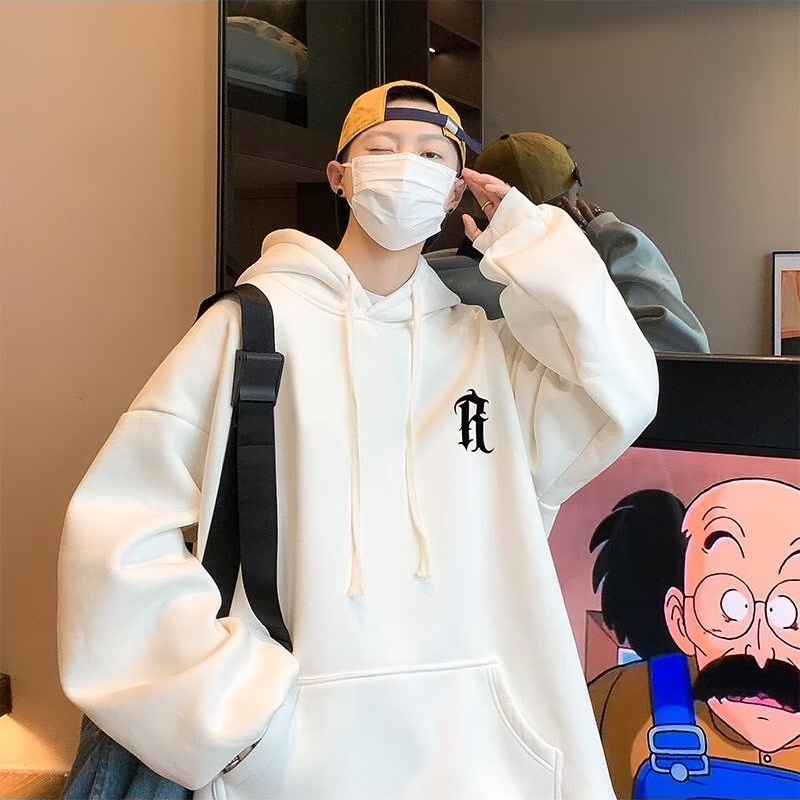 Áo Hoodie Tay Dài In Chữ Tiếng Anh Thiết Kế Độc Đáo Phong Cách Âu Mỹ Thời Trang Thu Đông Cho Nam Và Nữ