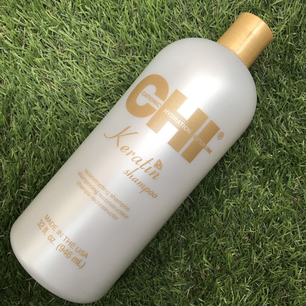 Dầu gội xả phục hồi CHI Keratin Shampoo & Conditioner 946mlx2