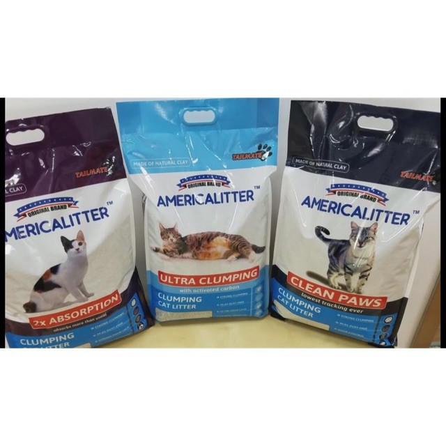 Cát Vệ Sinh cho chó/mèo AMERICAN LITTER túi 10L