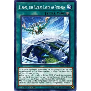 Thẻ bài Yugioh - TCG - Elborz, the Sacred Lands of Simorgh / RIRA-EN060'