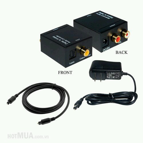 Bộ chuyển âm thanh TV 4K optical to audio AV ra của amly hoặc loa vi tính