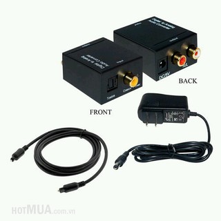 Hộp chuyển đổi optical sang audio av kèm cáp optical loại 1