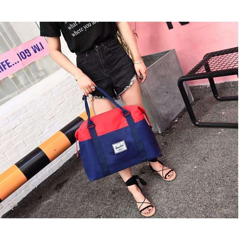 Túi xách du lịch HC thời trang nam nữ đựng quần áo, đồ cá nhân cỡ lớn, vải cao cấp chống nước nhẹ SANTA STORE