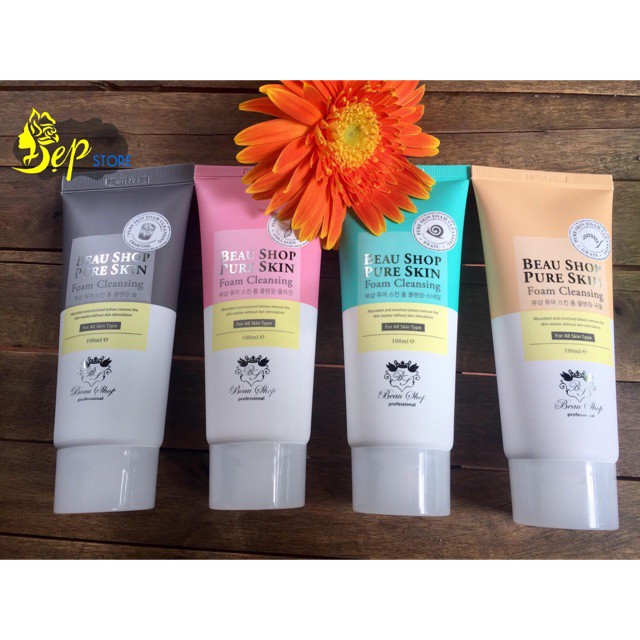 Sữa Rửa Mặt Cao Cấp Beau Shop Collagen 100ml