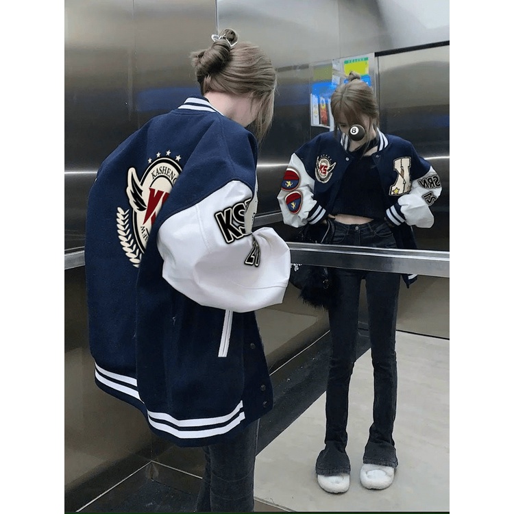 (FREE SHIP) ÁO KHOÁC BOMBER NAM NỮ HUY HIỆU K5 SÀNH ĐIỆU THỜI TRANG PHONG CÁCH TRẺ TRUNG NĂNG ĐỘNG TK 2022