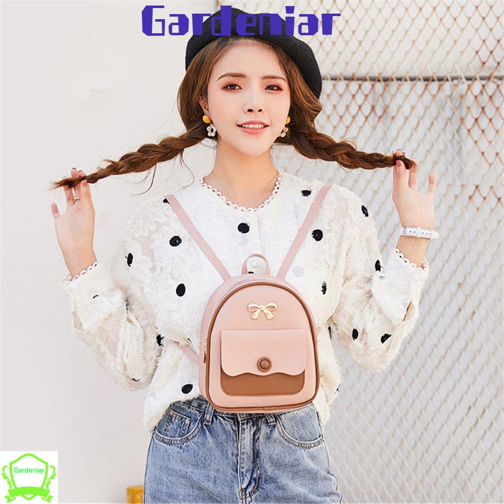 Ba lô da PU mini đa năng phong cách Hàn Quốc thời trang cho nữ